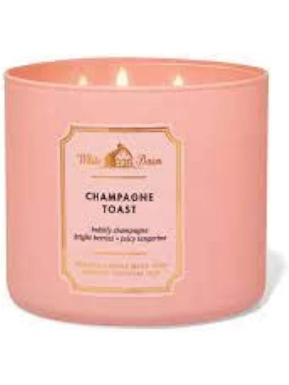 Champagne Toast 3-Wick Scented Candle - 14.5 oz Aromatherapy Home Decor